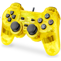 Playstation 2 langallinen ohjain Keltainen