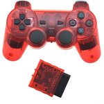 Playstation 2 langaton ohjain Punainen