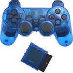 Playstation 2 langaton ohjain Sininen