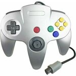 Nintendo 64 ohjain Srebrny