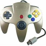 Nintendo 64 ohjain Złoty
