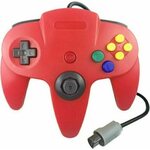 Nintendo 64 ohjain Czerwony
