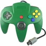Nintendo 64 ohjain Vihreä
