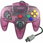 Nintendo 64 ohjain Violetti läpinäkyvä
