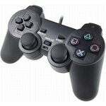 Playstation 2 langallinen ohjain 黒