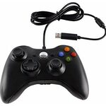 Xbox 360 langallinen ohjain Musta