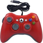 Xbox 360 langallinen ohjain Punainen