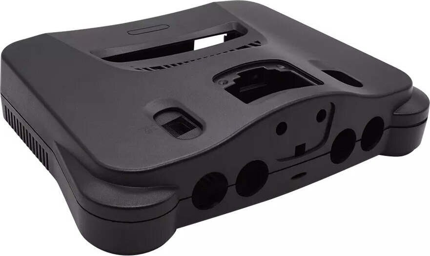 Nintendo 64 konsolin kotelo Musta