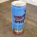 Sonic the Hedgehog Speed Boston America energiajuomatölkki
