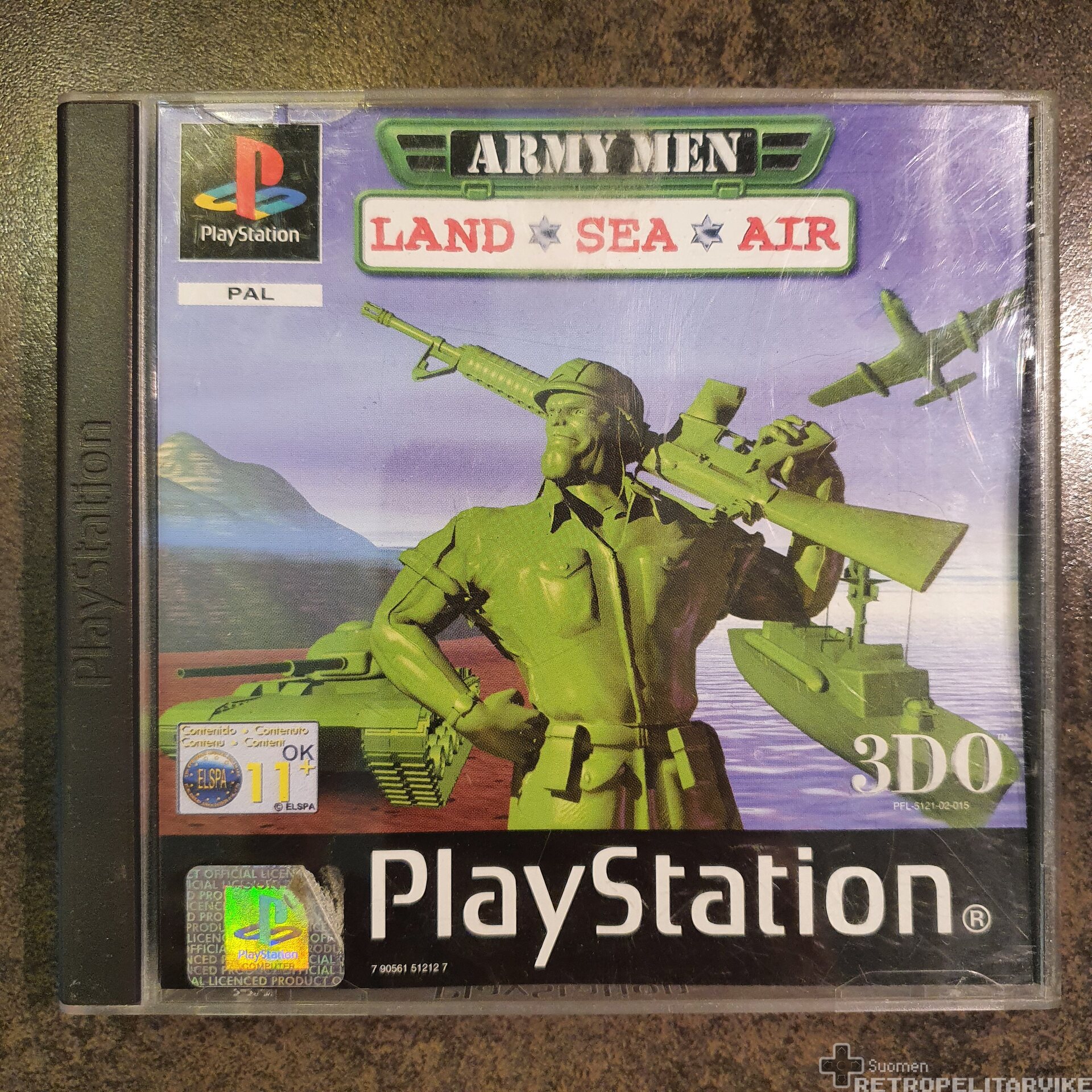 PS1 Army Men: Land, Sea, Air (CIB) | Playstation 1 | Suomen  Retropelitarvike Русский