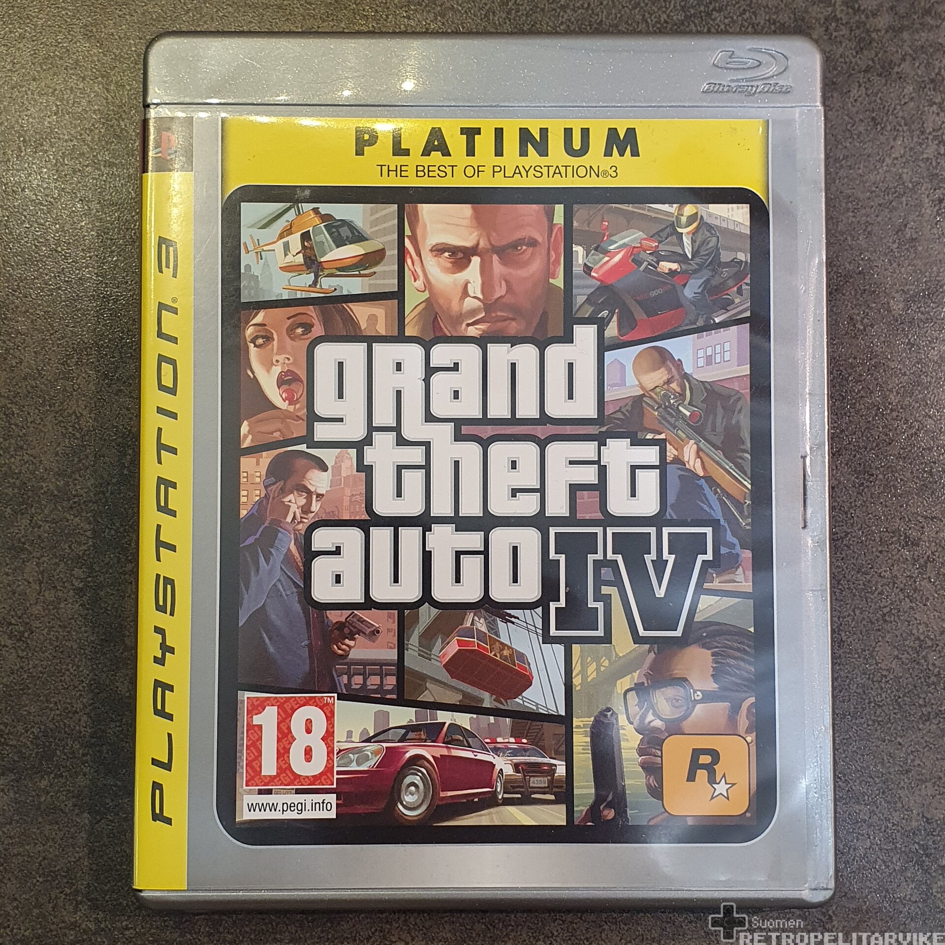 PS3 Grand Theft Auto IV GTA IV CIB Playstation 3 Suomen 