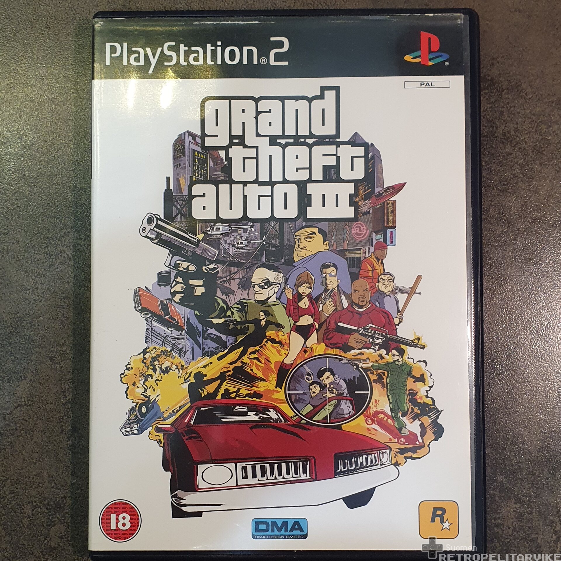 Ps2 Grand Theft Auto Iii Gta Cib Playstation 2 Suomen