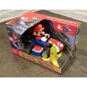 Super Mario Spin Out Kart 16 cm ajoneuvo