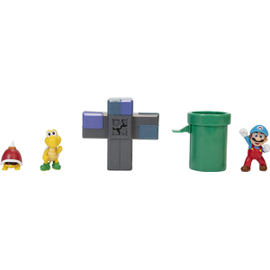 Jakks Super Mario Dungeon Diorama tyrmässä figuurisetti