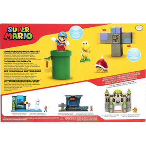 Jakks Super Mario Dungeon Diorama tyrmässä figuurisetti