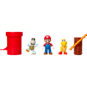 Jakks Super Mario Underground Diorama maan alla figuurisetti