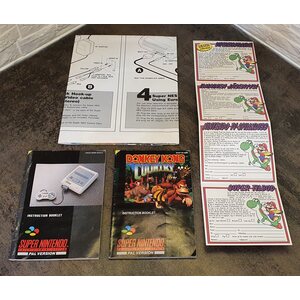 SNES konsoli Donkey Kong Country teemapakkauksessa (takuu 6kk)