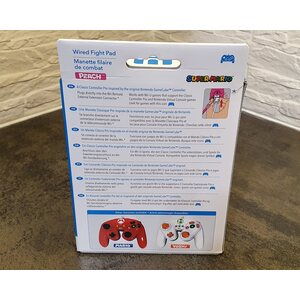 Nintendo Wii U Fight Pad Princess Peach ohjain (NIB)