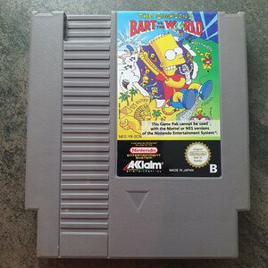 NES The Simpsons Bart vs. The World (L)