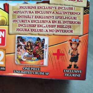 3DS One Piece Unlimited Cruise SP + Exclusive figurine (NIB)