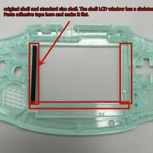 GameBoy Advance taustavalon modauskitti