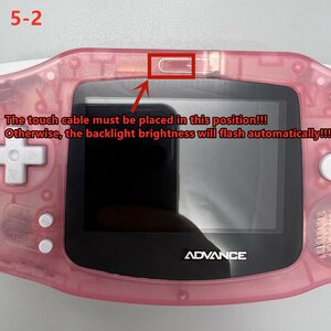 GameBoy Advance taustavalon modauskitti