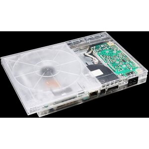 Playstation 2 Slim konsolin läpinäkyvä kotelo (SCPH-9XXXX)