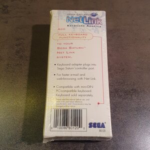 Sega Saturn Net Link Keyboard Adapter (NIB)