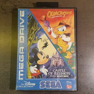 SMD Castle of Illusion starring Mickey Mouse & Quackshot starring Donald Duck (B)