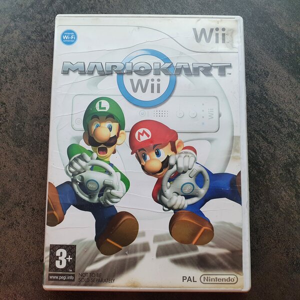 Wii Mario Kart (PELKKÄ KOTELO JA MANUAALI)