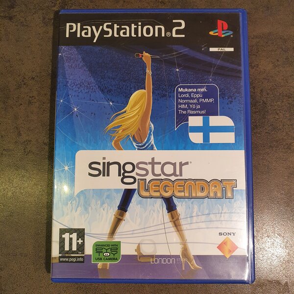 PS2 Singstar Legendat (PELKKÄ KOTELO JA MANUAALI)