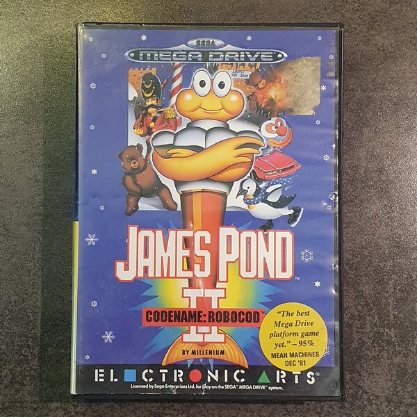 Jeu SEGA Megadrive James Pond II Codename Robocod - Version PAL Loose, état Correct