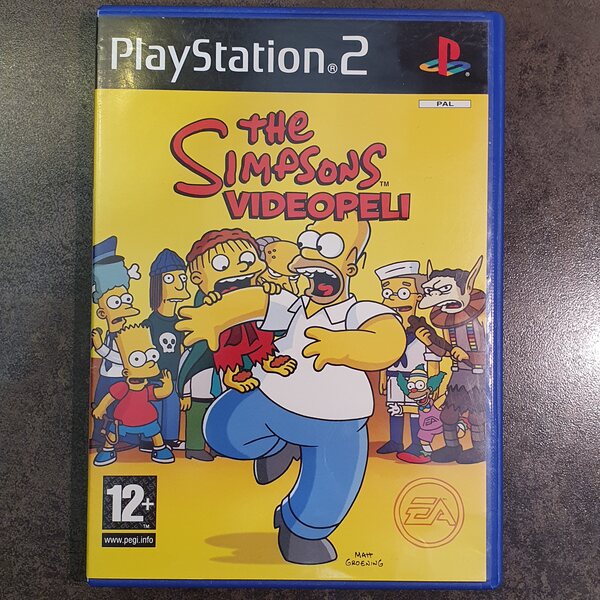 PS2 The Simpsons Videopeli (CIB)