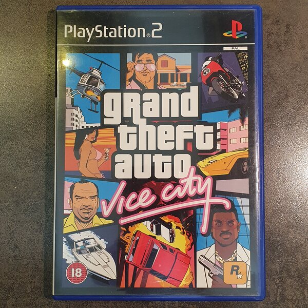 PS2 Grand Theft Auto: Vice City (GTA) (CIB)