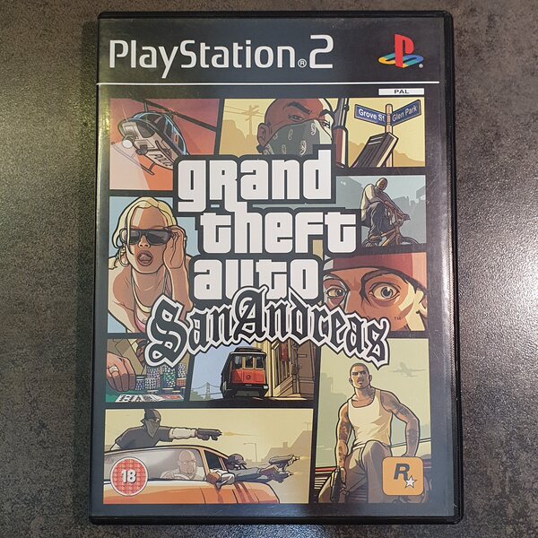 PS2 Grand Theft Auto: San Andreas (GTA) (CIB)