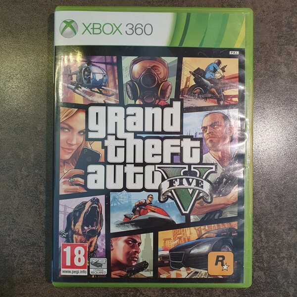 Xbox 360 Grand Theft Auto Five (GTA 5) (CIB)