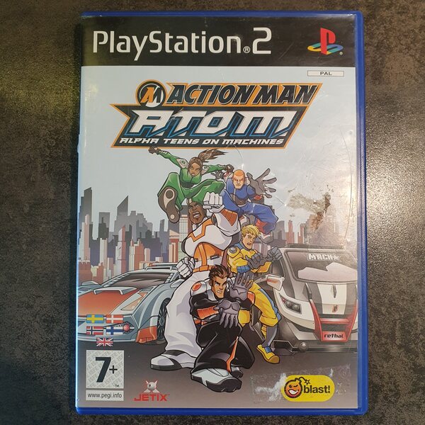 PS2 Action Man A.T.O.M: Alpha Teens On Machines (CIB)