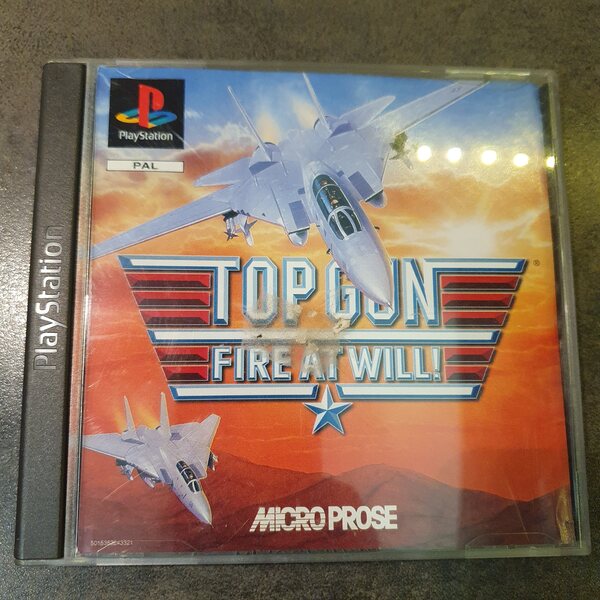 PS1 Top Gun Fire at Will (CIB)