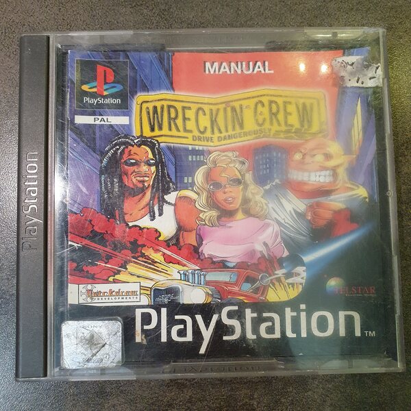 Wreckin Crew – Jeu PS1 – PAL Complet (CIB) – Très Bon état – Retro