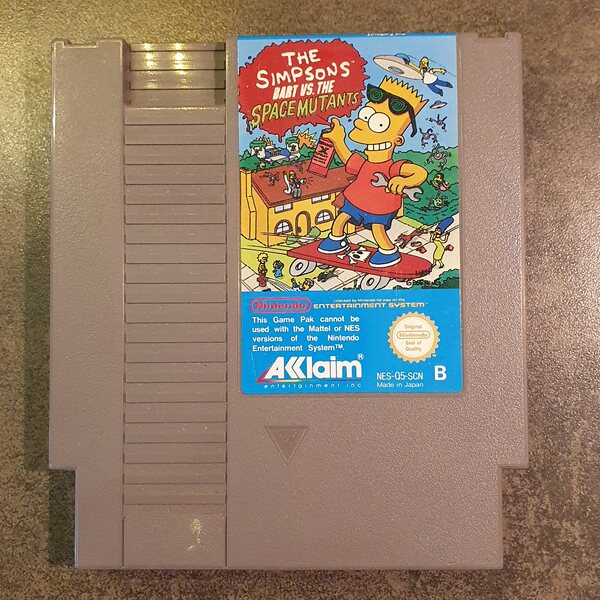 NES The Simpsons Bart vs. The Space Mutants (L)