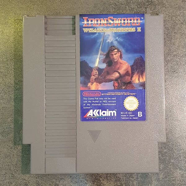 NES Iron Sword Wizards & Warriors II (L)