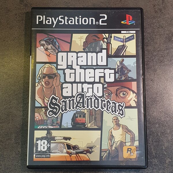 PS2 Grand Theft Auto: San Andreas (GTA) (CIB)