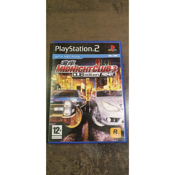 PS2 Midnight Club 3: DUB Edition Remix (CIB)